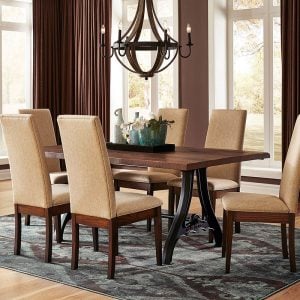 bradbury dining chairs and ironforge table